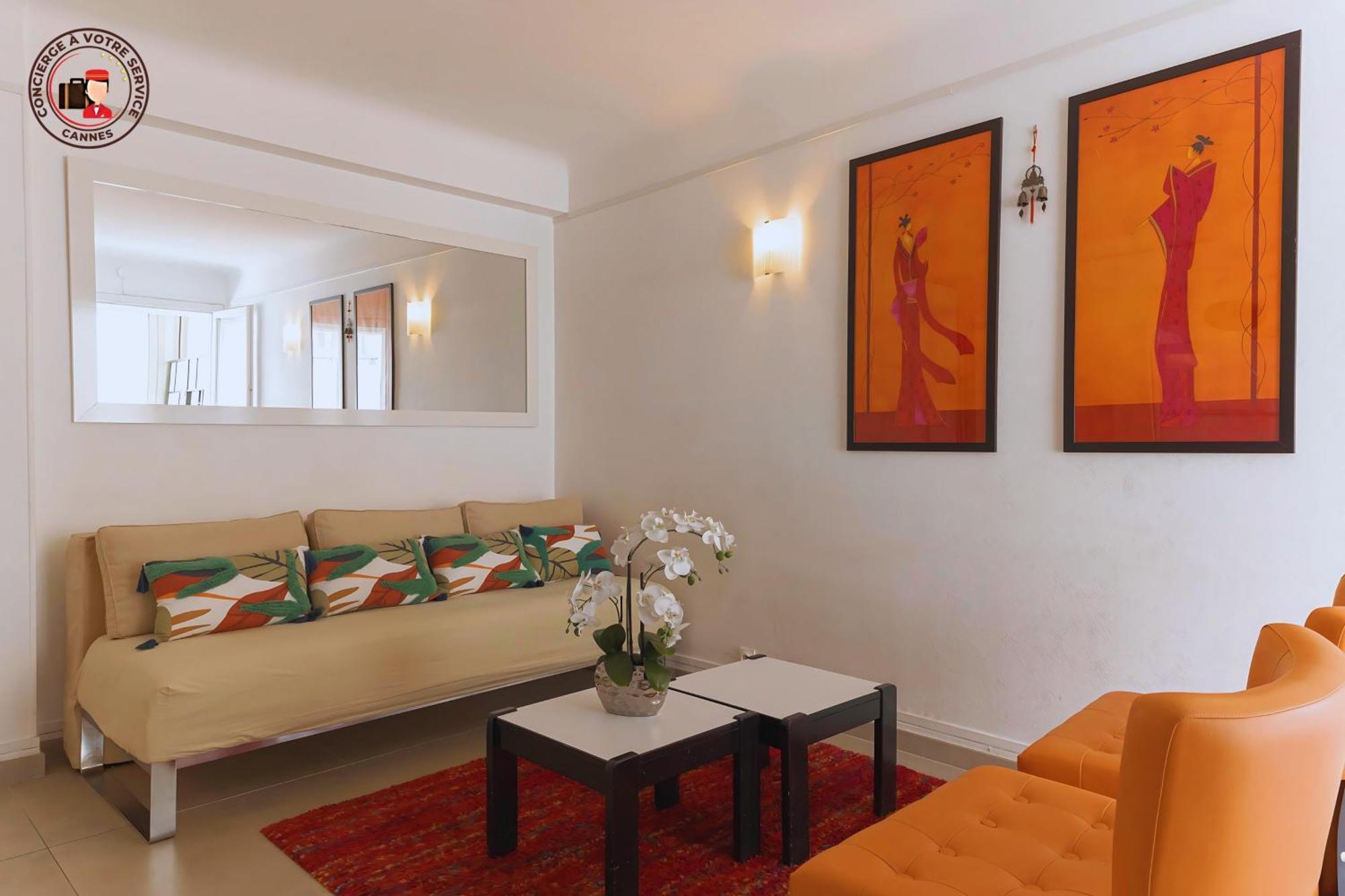 Apartment Lido Sea View, Congres & Plage, Clim, Terrasse Vue Cannes